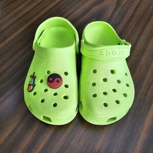 Crocs Lime Green Boys Size 3
